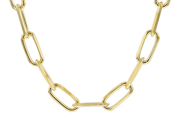 E311-09369: PAPERCLIP LG (16IN, 4.0MM, 14KT, LOBSTER CLASP)