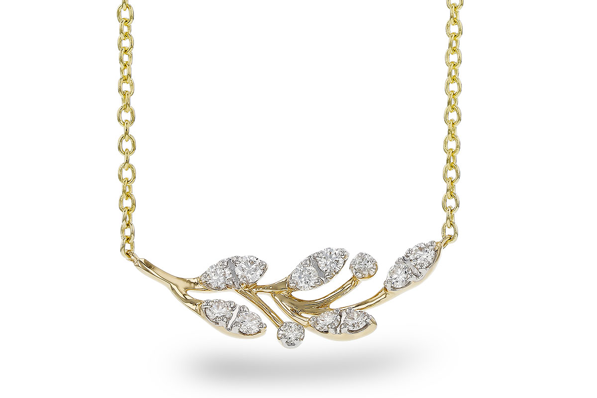 E311-12096: NECKLACE .32 TW (18")
