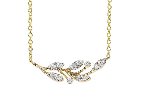 E311-12096: NECKLACE .32 TW (18")