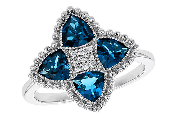 E311-13915: LDS RG 1.62 LONDON BLUE TOPAZ 1.66 TGW