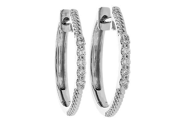 E311-13978: EARRINGS .11 TW
