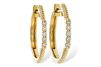 E311-13978: EARRINGS .11 TW