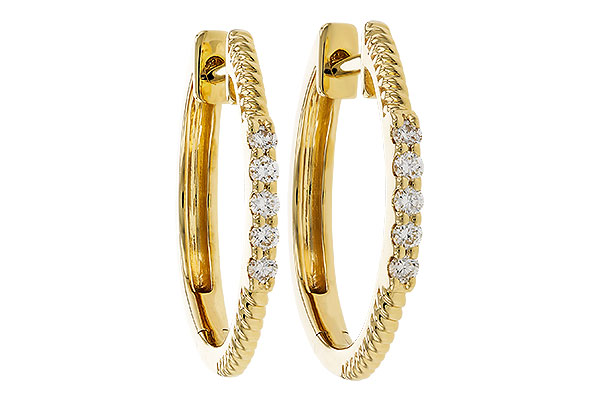 E311-13978: EARRINGS .11 TW