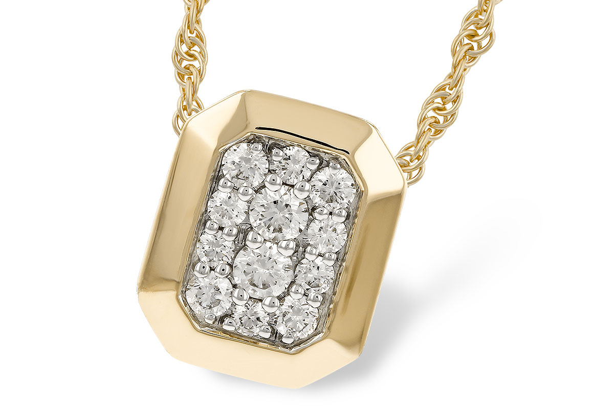 E311-15742: NECKLACE .25 TW