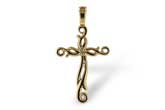 F042-94860: CROSS PENDANT .01 BR
