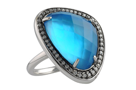 F223-83969: LDS RG 12.24 BLUE TOPAZ 12.44 TGW