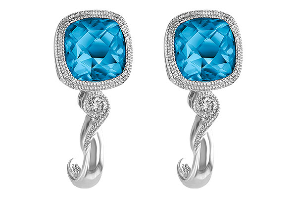 F223-88542: EARR 2.10 BLUE TOPAZ 2.14 TGW