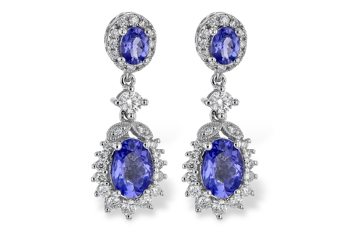 F226-60360: EARR 1.80 TW TANZANITE 2.33 TGW