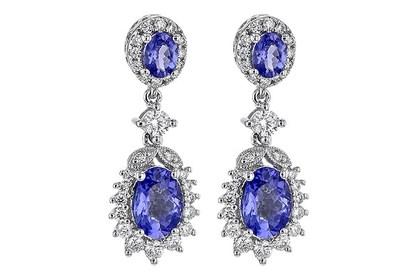 F226-60360: EARR 1.80 TW TANZANITE 2.33 TGW