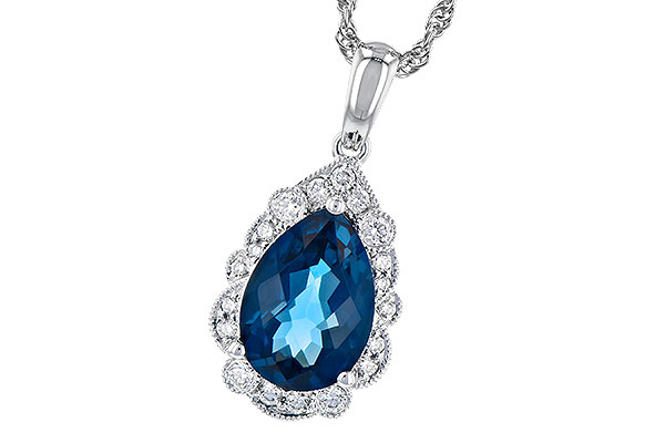 F309-33987: NECK 2.25 LONDON BLUE TOPAZ 2.40 TGW