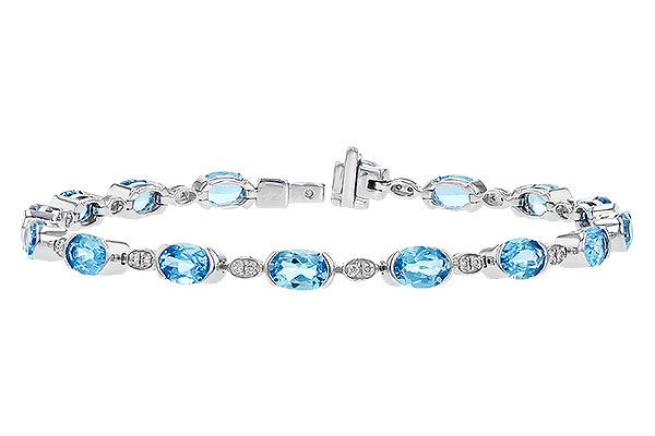 F310-18460: BRACELET 7.80 SWISS BLUE TOPAZ 7.96 TGW