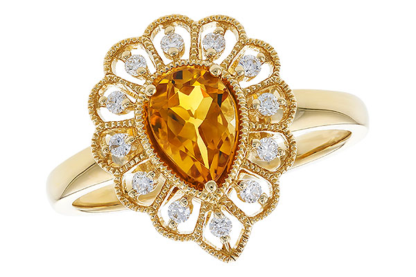 F310-21260: LDS RG .62 CITRINE .75 TGW