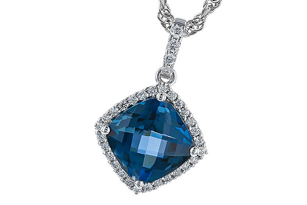 F310-22133: NECK 1.09 LONDON BLUE TOPAZ 1.20 TGW