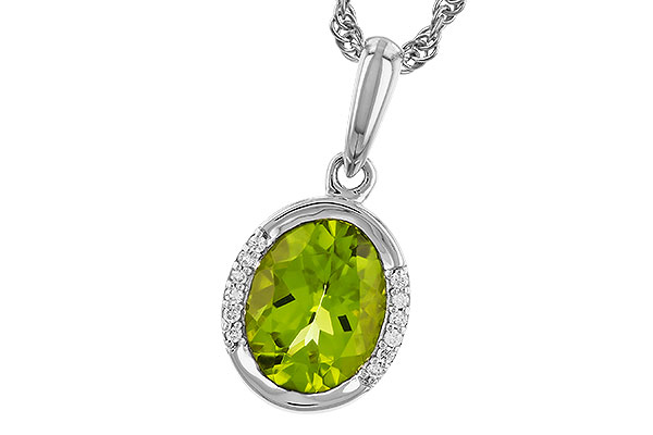 F310-22160: NECKLACE 1.72 TW PERIDOT 1.75 TGW (9x7 PER)