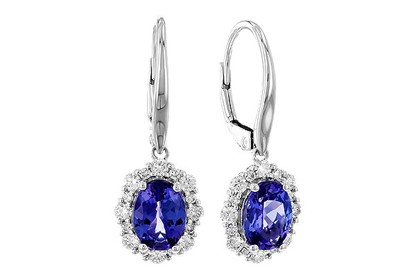 F310-23005: EARR 1.28 TW TANZANITE 1.72 TGW (7x5 OVAL)