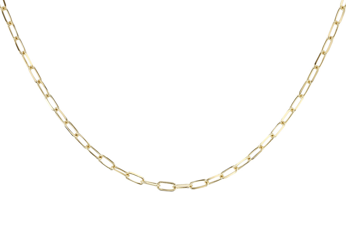 F310-23969: PAPERCLIP MD (18IN, 3.10MM, 14KT, LOBSTER CLASP)