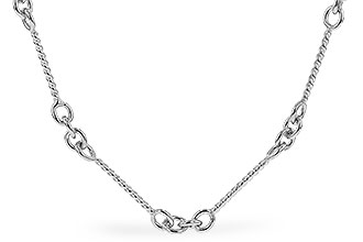 F310-23987: TWIST CHAIN (18IN, 0.8MM, 14KT, LOBSTER CLASP)