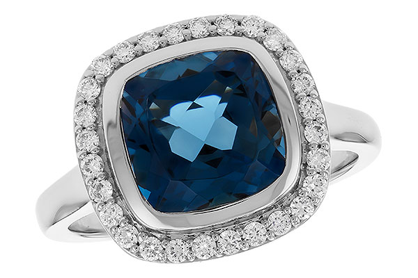 F310-24851: LDS RG 3.85 LONDON BLUE TOPAZ 4.15 TGW (9MM LBT)