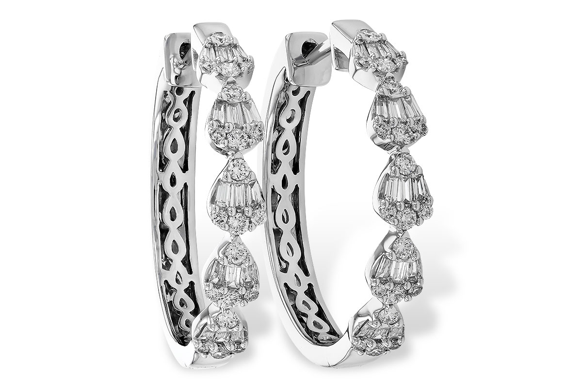 F310-24869: EARRINGS .20 BAG .47 TW