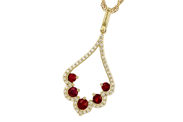 F310-26687: NECK .34 RUBY .53 TGW