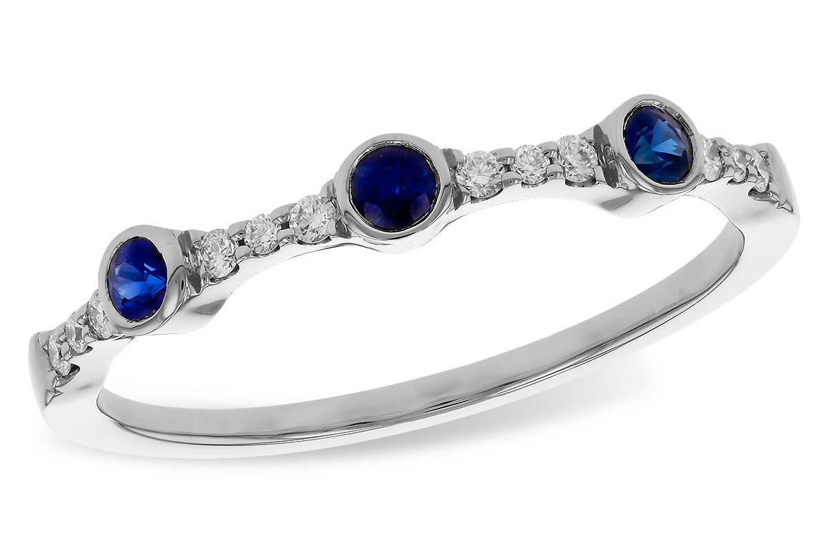 F311-12133: LDS WED RG .16 SAPPHIRE .25 TGW