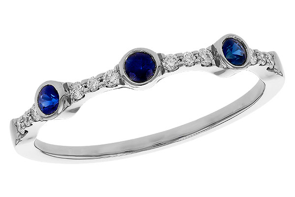 F311-12133: LDS WED RG .16 SAPPHIRE .25 TGW