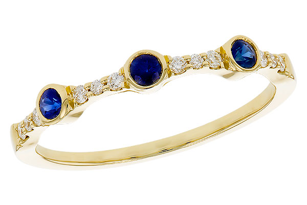 F311-12133: LDS WED RG .16 SAPPHIRE .25 TGW