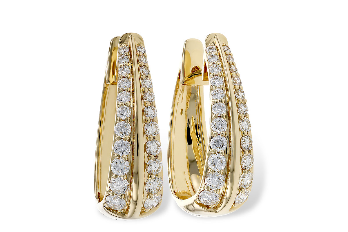 F311-12178: EARRINGS 1.50 TW