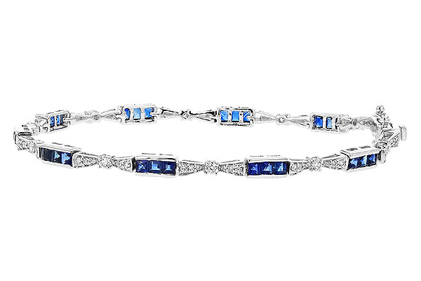 F311-14860: BRACELET 2.10 SAPPHIRE 2.75 TGW (7")