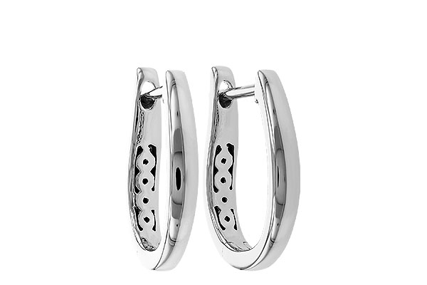 F311-14887: GOLD EARRINGS (15MM)