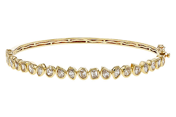 F311-16687: BANGLE 1.65 TW FANCY CUT DIAS