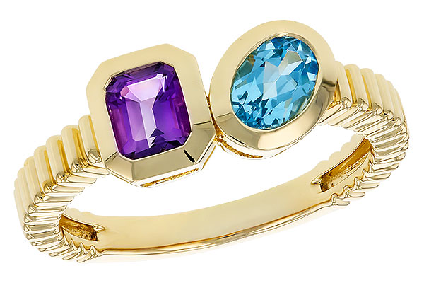F311-17569: LDS RG .82 TW SEMI-PRECIOUS (AMY,SWISS BT)
