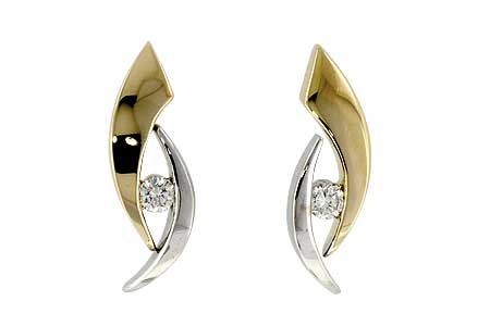 G036-63033: EARRINGS .14 TW