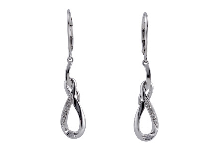 G221-12105: EARRINGS .03 TW