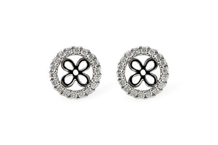 G223-85751: EARRING JACKETS .30 TW (FOR 1.50-2.00 CT TW STUDS)