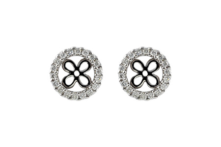 G223-85751: EARRING JACKETS .30 TW (FOR 1.50-2.00 CT TW STUDS)