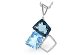 G224-79396: NECK 10.60 BLUE TOPAZ 10.73 TGW