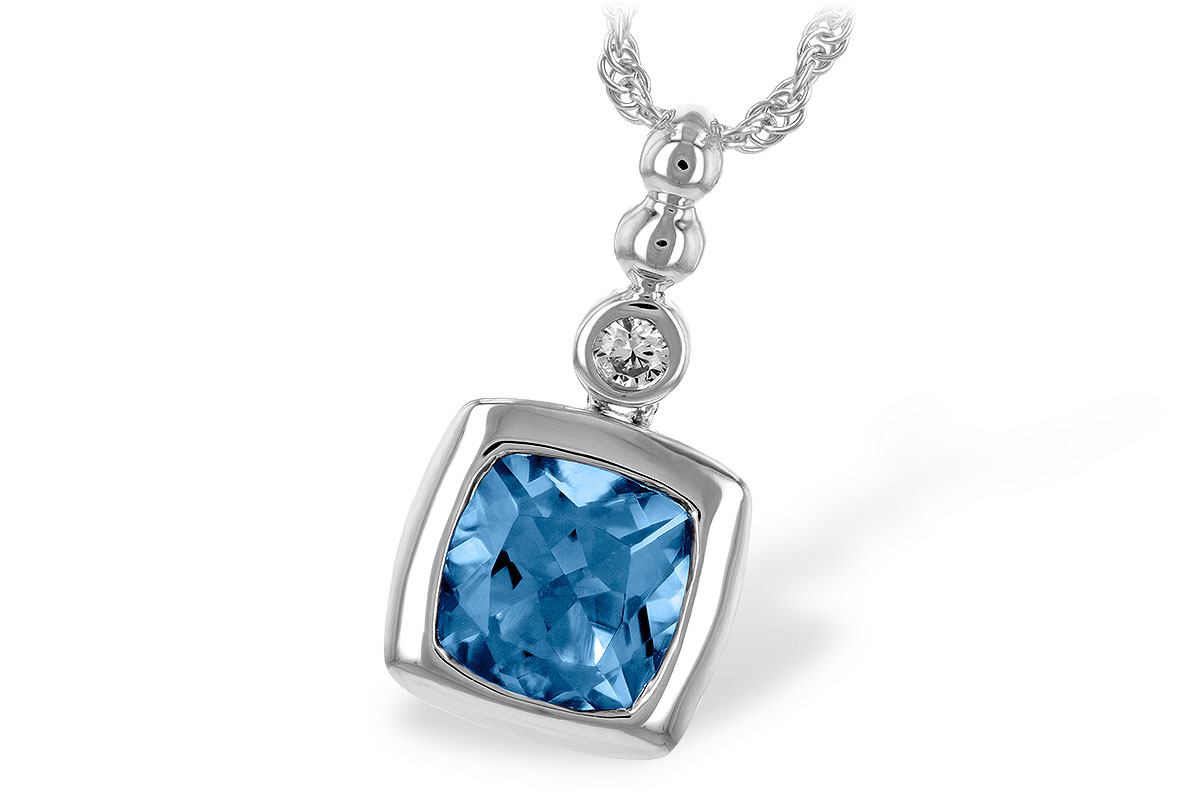 G225-68496: NECK 1.45 BLUE TOPAZ 1.49 TGW