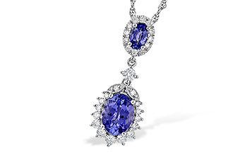 G226-60360: NECK 1.26 TW TANZANITE 1.60 TGW