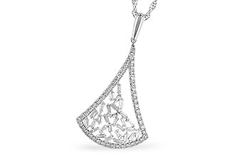 G309-33033: NECKLACE .50 TW