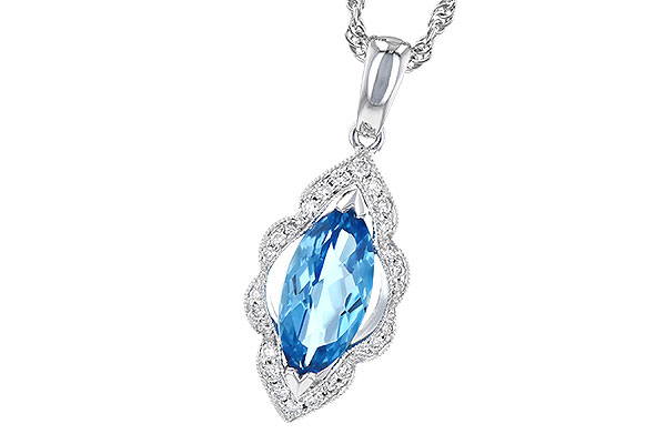 G309-33987: NECK 1.26 BLUE TOPAZ 1.37 TGW