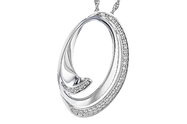 G309-34851: NECKLACE .14 TW