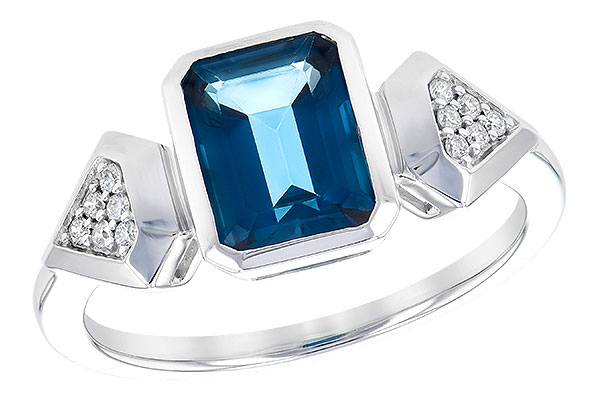 G309-35760: LDS RG 2.03 LONDON BLUE TOPAZ 2.10 TGW