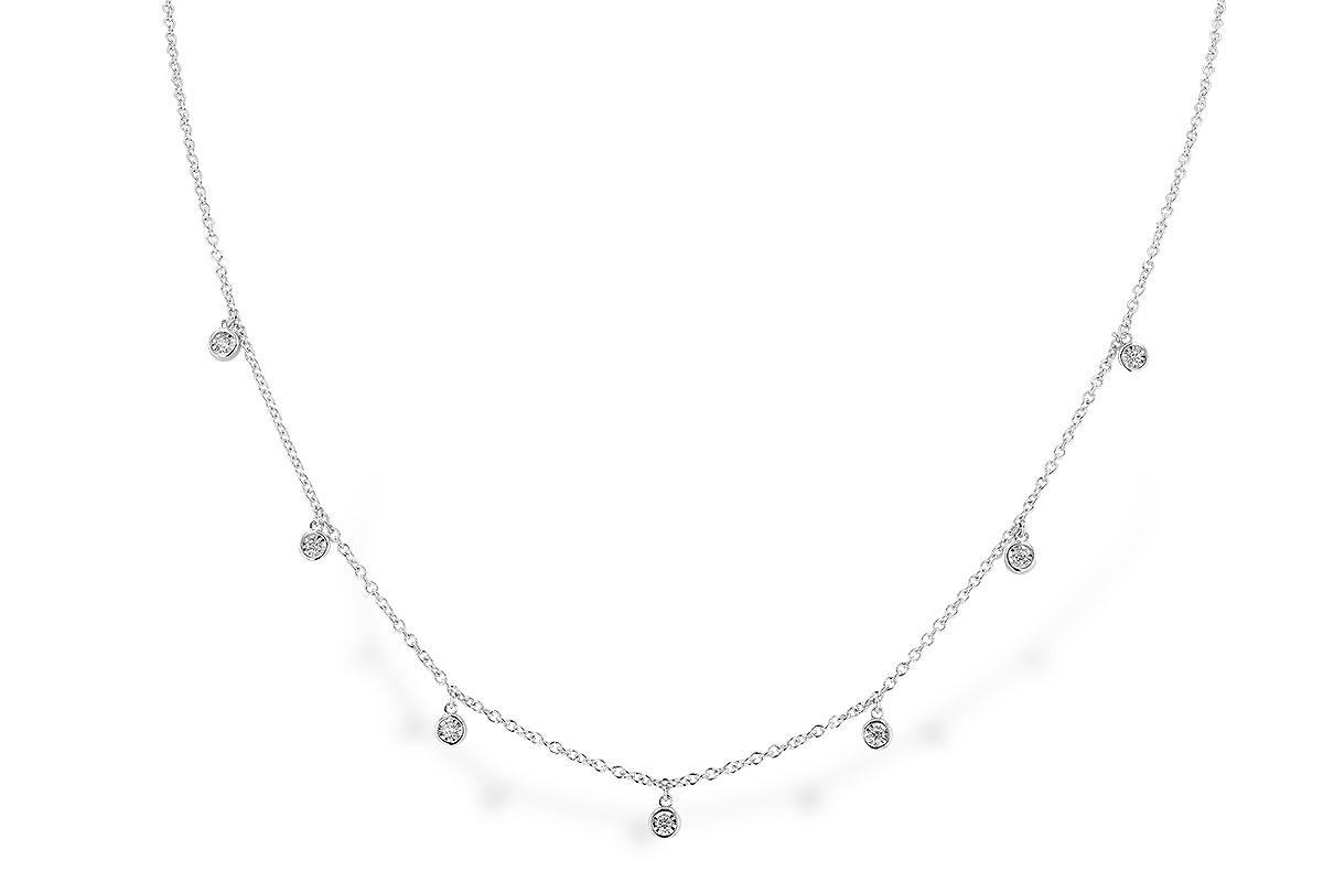 G310-19442: NECKLACE .12 TW (18")