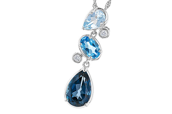 G310-21260: NECK 1.99 TW BLUE TOPAZ 2.02 TGW