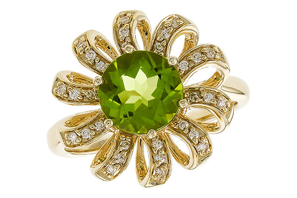 G310-23087: LDS RG 1.64 PERIDOT 1.75 TGW (8MM RD)