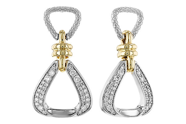 G310-25742: EARRINGS .50 TW