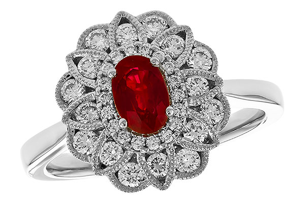 G310-25760: LDS RG .55 TW RUBY 1.07 TGW (6x4MM RUBY)