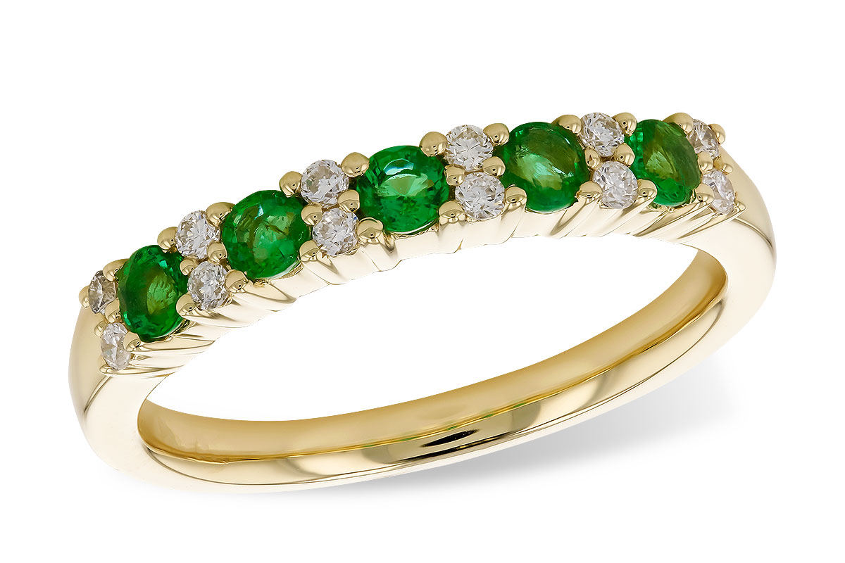 G310-25796: LDS WED RG .33 EMERALD .47 TGW