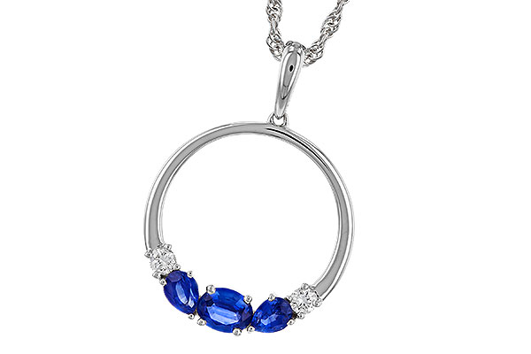 G311-11205: NECKLACE .81 SAPP .91 TGW